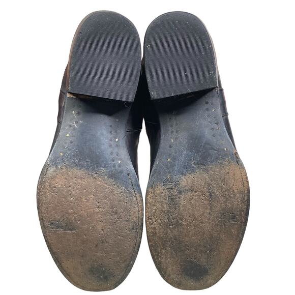 Freebird By Steven Cabal Black Leather Over The Knee Quilted Boots Size US 6 - Picture 9 of 12